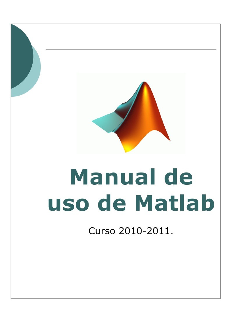 matlab user manual pdf